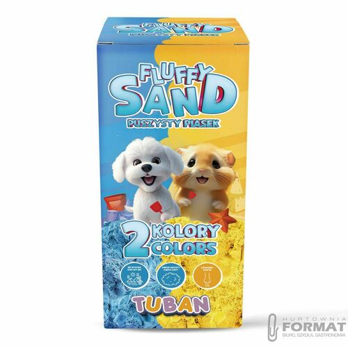 PIASEK_FLUFFY ZESTAW NIEBIESKI & ŻÓŁTY 2x70 g 2