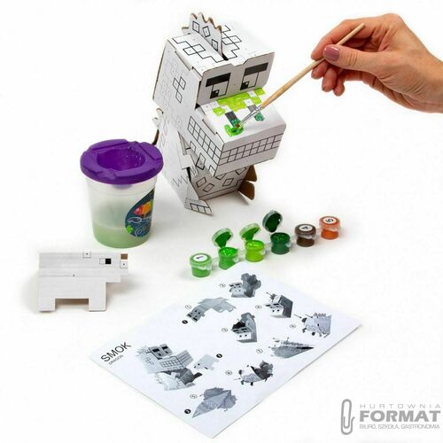 Figurka 3D malowanie po numerach Smok KIDEA 2
