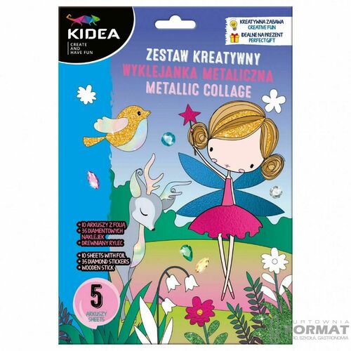 Wyklejanka metaliczna Magiczny Świat KIDEA 2
