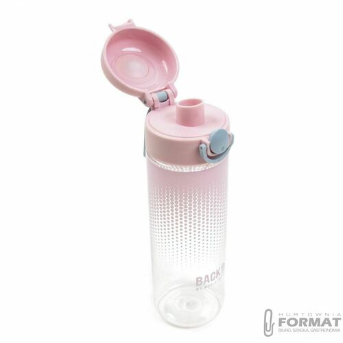 BIDON BUTELKA NA WODĘ BACKUP DERFORM NIETOKSYCZNY 600ml BPA FREE RÓŻOWY 3