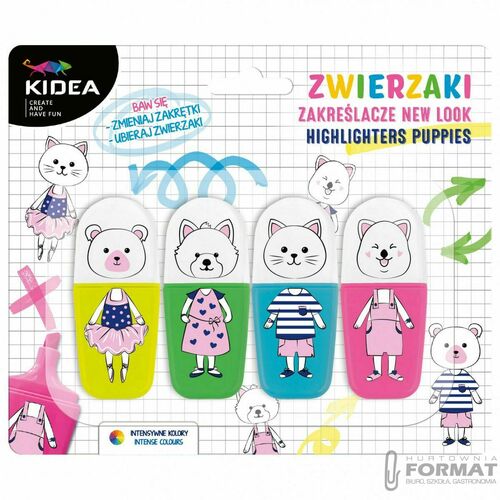 ZAKREŚLACZE ZWIERZAKI - NEW LOOK 2