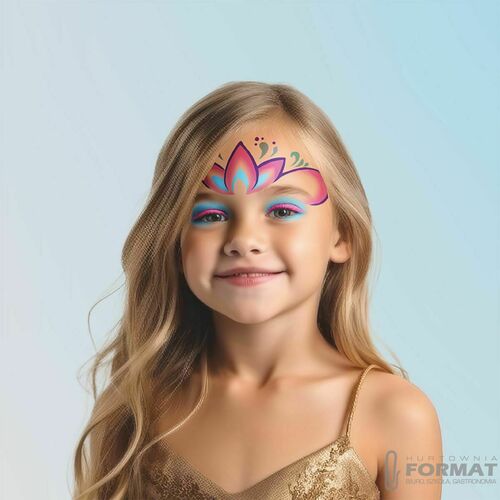 Derform Farbki do twarzy princess z tiarą 3