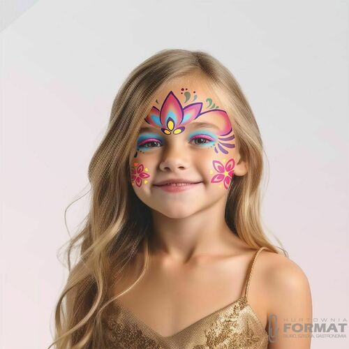 Derform Farbki do twarzy princess z tiarą 5