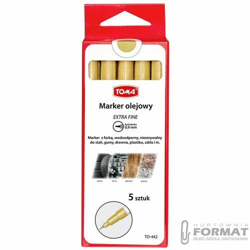 Marker olejowy extra fine złoty to-442 5