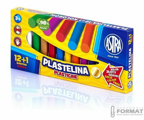 Plastelina ASTRA 12+1 kolorów 2