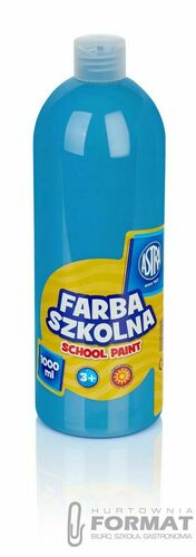 Farba szkolna Astra 1000 ml - niebieska 2