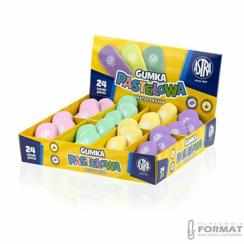 Gumka do mazania Astra pastelowa 6