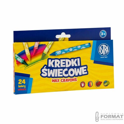 Kredki świecowe Astra 24 kol. (316023008) 3
