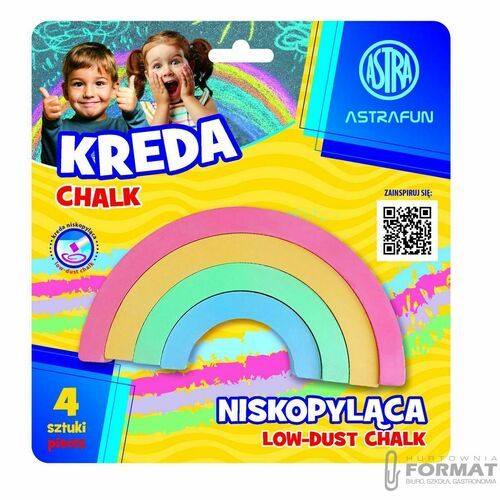 Kreda TĘCZA 4 kolory Astra 2