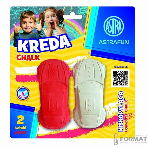 Kreda SAMOCHODY 2 kolory Astra 2