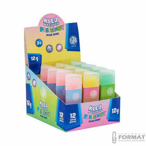 KLEJ W SZTYFCIE 12G PASTEL 10