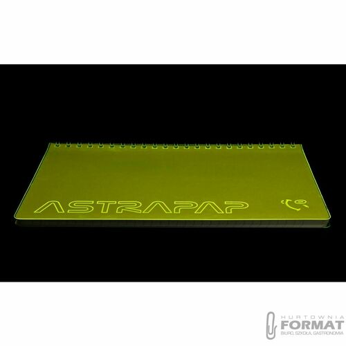KOŁOZESZYT A5/80K KRATKA ASTRAPAP FLUO 7