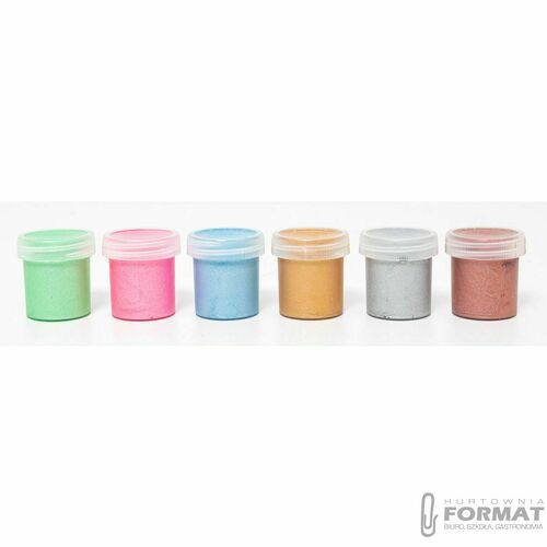ASTRA farby plakatowe 6kol. 20ml. dekor. perłowe 5
