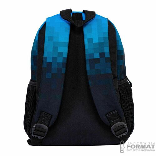 PLECAK SZKOLNY JEDNOKOMOROWY A5 DLA FANA MINECRAFT PIXEL ASTRABAG 10