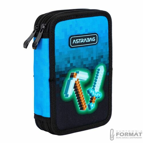 Piórnik Astra Astrabag Blue Pixel (503024054) 9