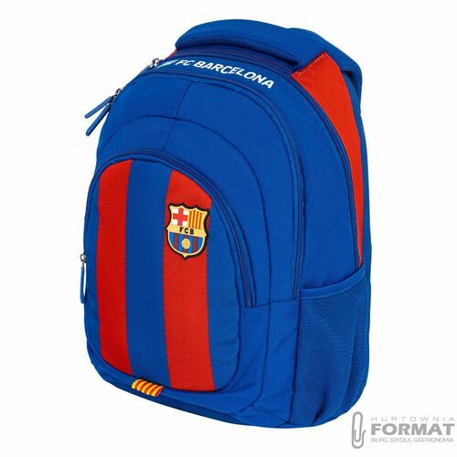 PLECAK SZKOLNY MŁODZIEŻOWY FC BARCELONA CZARNY 3-KOMOROWY KLASYCZNY POJEMNY 10