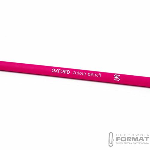 KREDKI OŁÓWKOWE SZKOLNE TRÓJKĄTNE ERGONOMICZNE OXFORD REGULAR 24 KOLORÓW 3