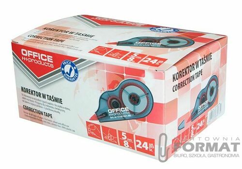 KOREKTOR W TAŚMIE MYSZKA 5 mm X 8 m OFFICE PRODUCTS 3