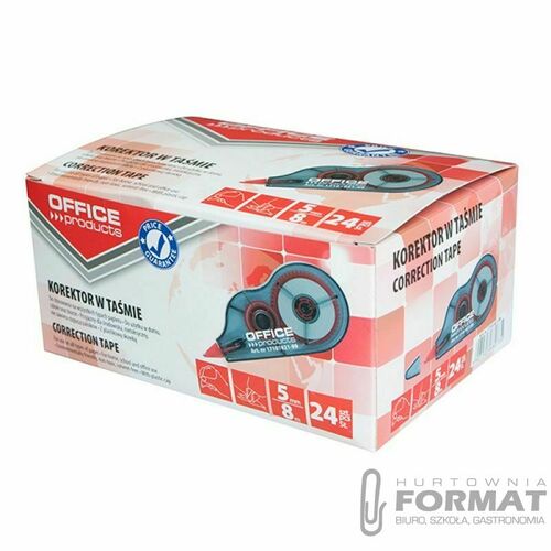 KOREKTOR W TAŚMIE MYSZKA 5 mm X 8 m OFFICE PRODUCTS 6