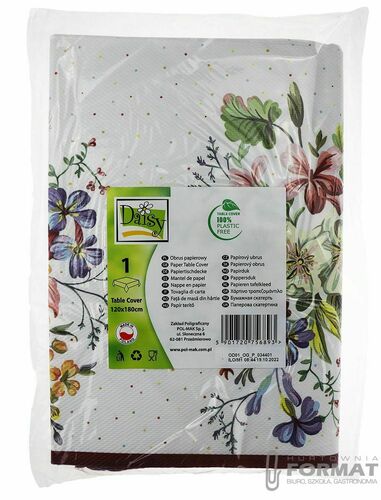 Obrus Pol-Mak Daisy papier [mm:] 1200x1800 (od01) 2