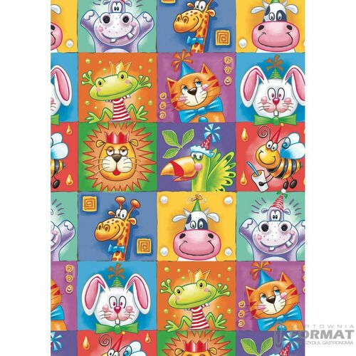 Papier pakowy Pol-mak ozdobny rolka dziecięcy [mm:] 2000x700 3