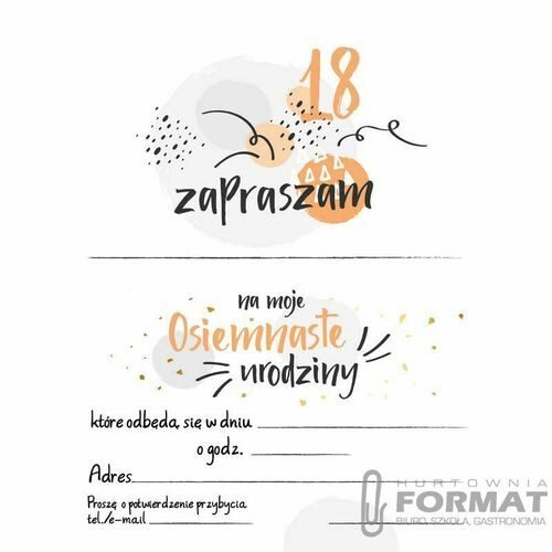 ZAPROSZENIE ZP-032 5SZT 11