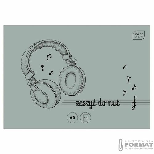 ZESZYT DO NUT A-5 LINIA  INTERDRUK 2