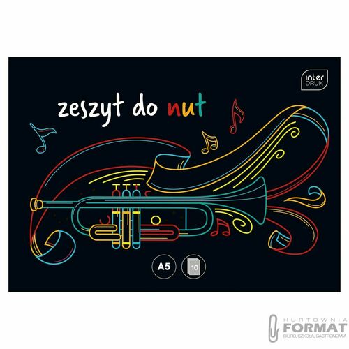 ZESZYT DO NUT A-5 LINIA  INTERDRUK 3