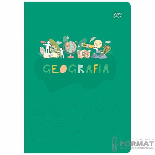 Interdruk Zeszyt A5/60 Geografia Hybrid kratka 2