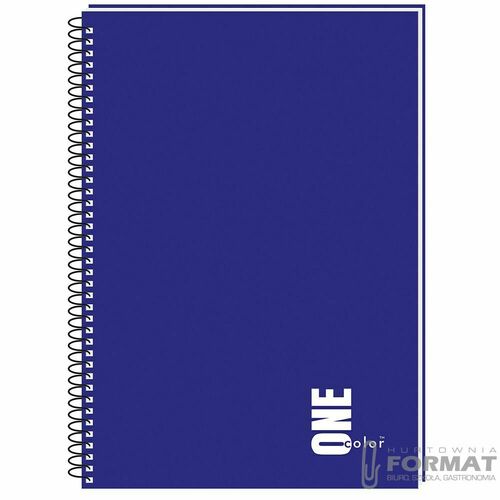 KOŁOZESZYT A4/100 KRATKA one color INTERDRUK 3