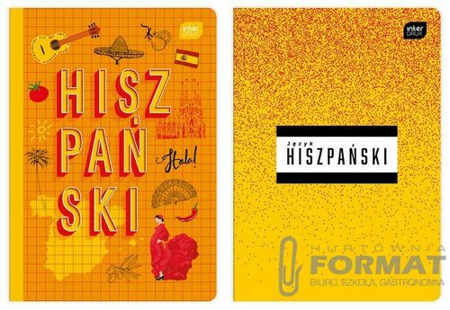 Interdruk Zeszyt A5 Język hiszpański kratka 60krt 3