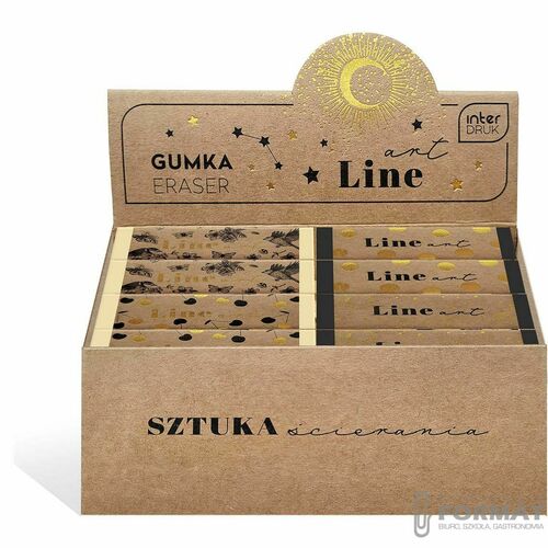 Gumka do mazania szkolna LINE ART Kropki 5