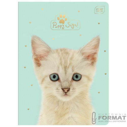 ZESZYT A5 32# PUPPY SIGN 2