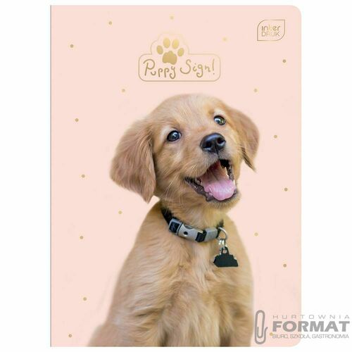ZESZYT A5 32# PUPPY SIGN 3