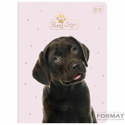 ZESZYT A5 32# PUPPY SIGN 5