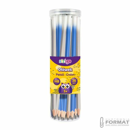 Ołówek Strigo niebieski HB HB (SSC284) 4