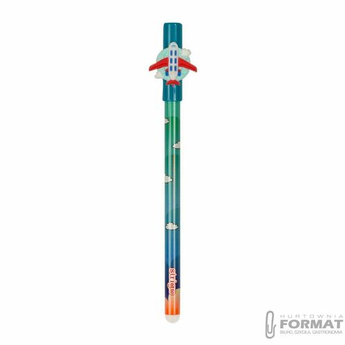 Długopis wymazywalny Strigo AIRCRAFT 5902315577602 niebieski 0,5mm (SSC197) 3