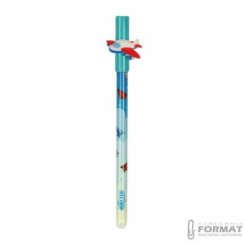 Długopis wymazywalny Strigo AIRCRAFT 5902315577602 niebieski 0,5mm (SSC197) 4