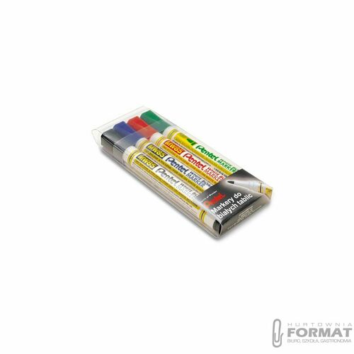 Marker suchościeralny Pentel, mix 1,9mm okrągła końcówka 2