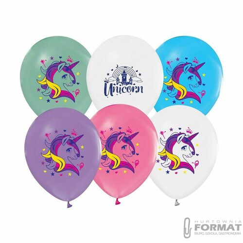 Balony Jednorożce, 12"/ 5 szt. 3