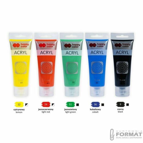 Farba akrylowa Happy Color (HA 7370 0075-MIX A) 2