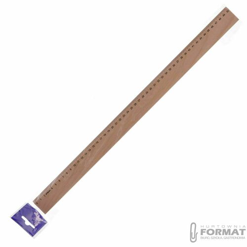 LINIJKA 50CM DREWNO LENIAR 2