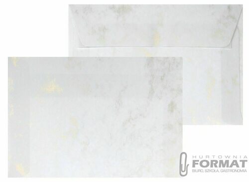 Koperta Galeria Papieru marmur złoty A4 złoty (280293) 10 sztuk 2