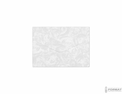 Koperta Galeria Papieru róże B7 biały [mm:] 88x125 (280511) 10 sztuk 2