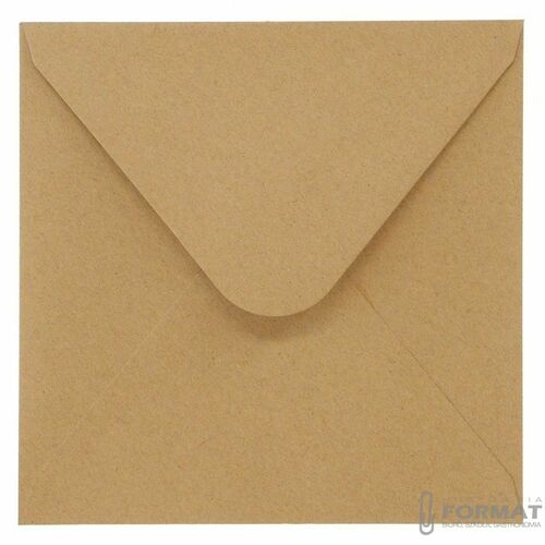 KOPERTA 160X160 120 G/M2 OP 10 SZT KRAFT CIEMNOBEŻ 2