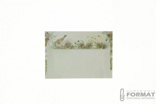 Koperta Galeria Papieru złote święta C6 złoty (280294) 10 sztuk 3