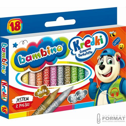 Bambino Kredki 18 kolorów 3