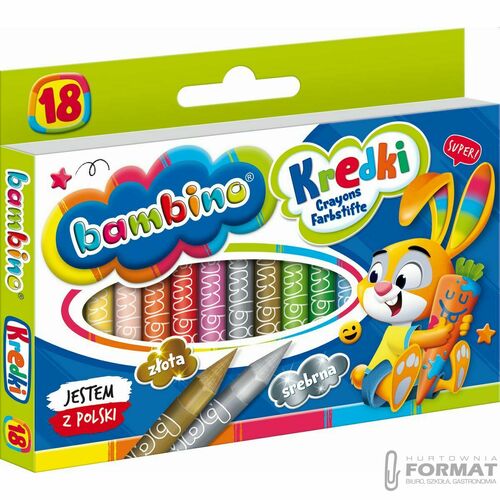 Bambino Kredki 18 kolorów 4