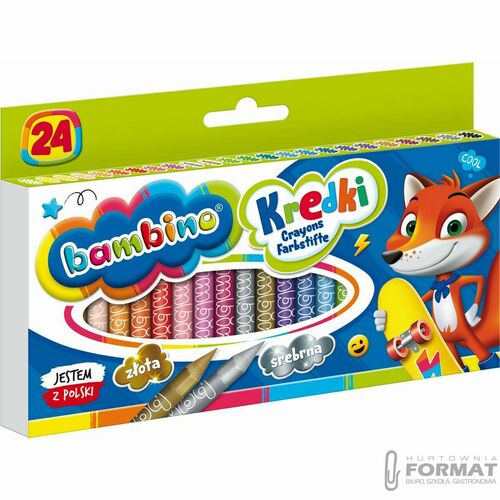 Bambino Kredki 24 kolory 2