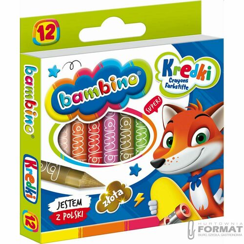 Bambino Kredki 12 kolorów 2
